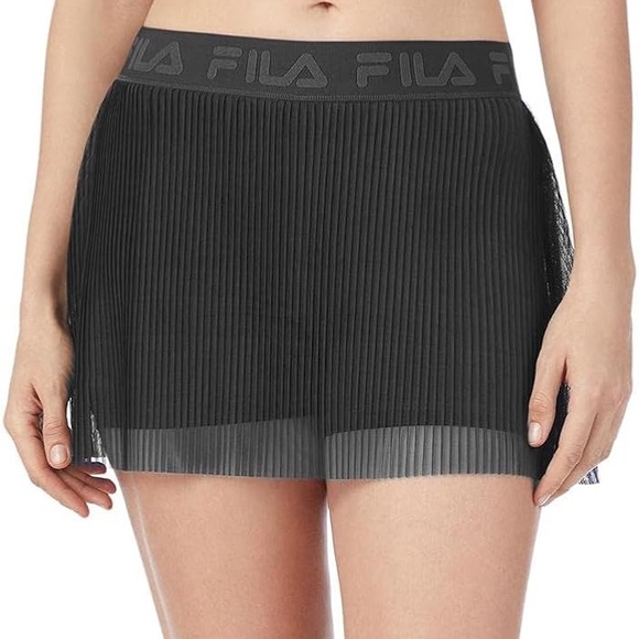 Fila Pants - Fila Women's Tennis Essentials Illusion Skort Black Medium